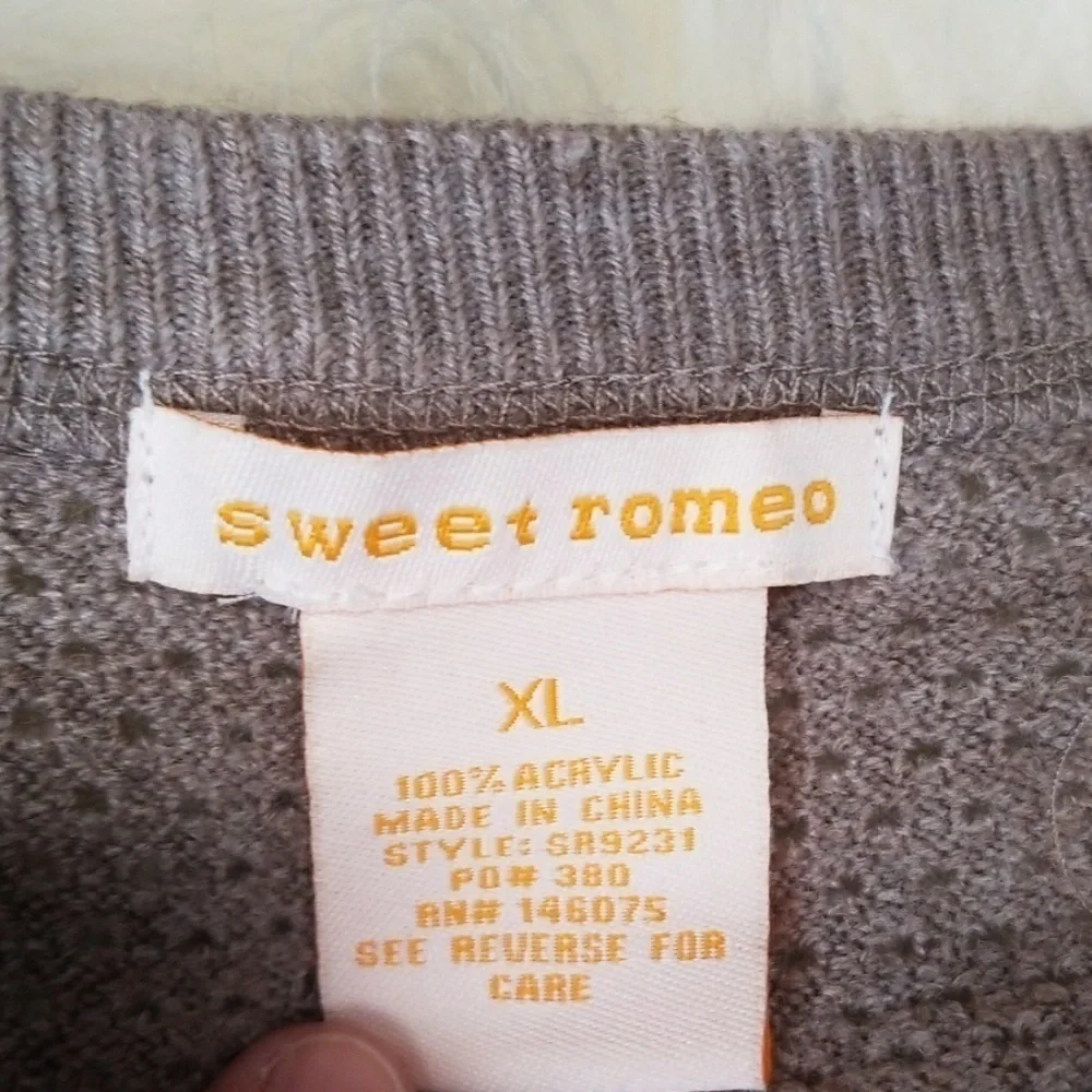 Sweet Romance Taupe Sweater